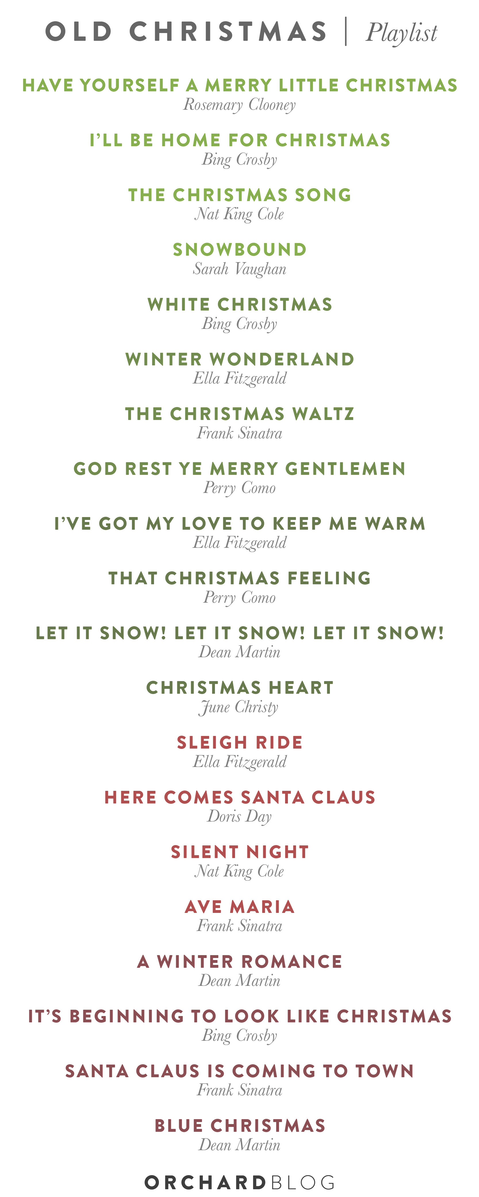 Our Old Fashion Jazzy Christmas Playlist 
