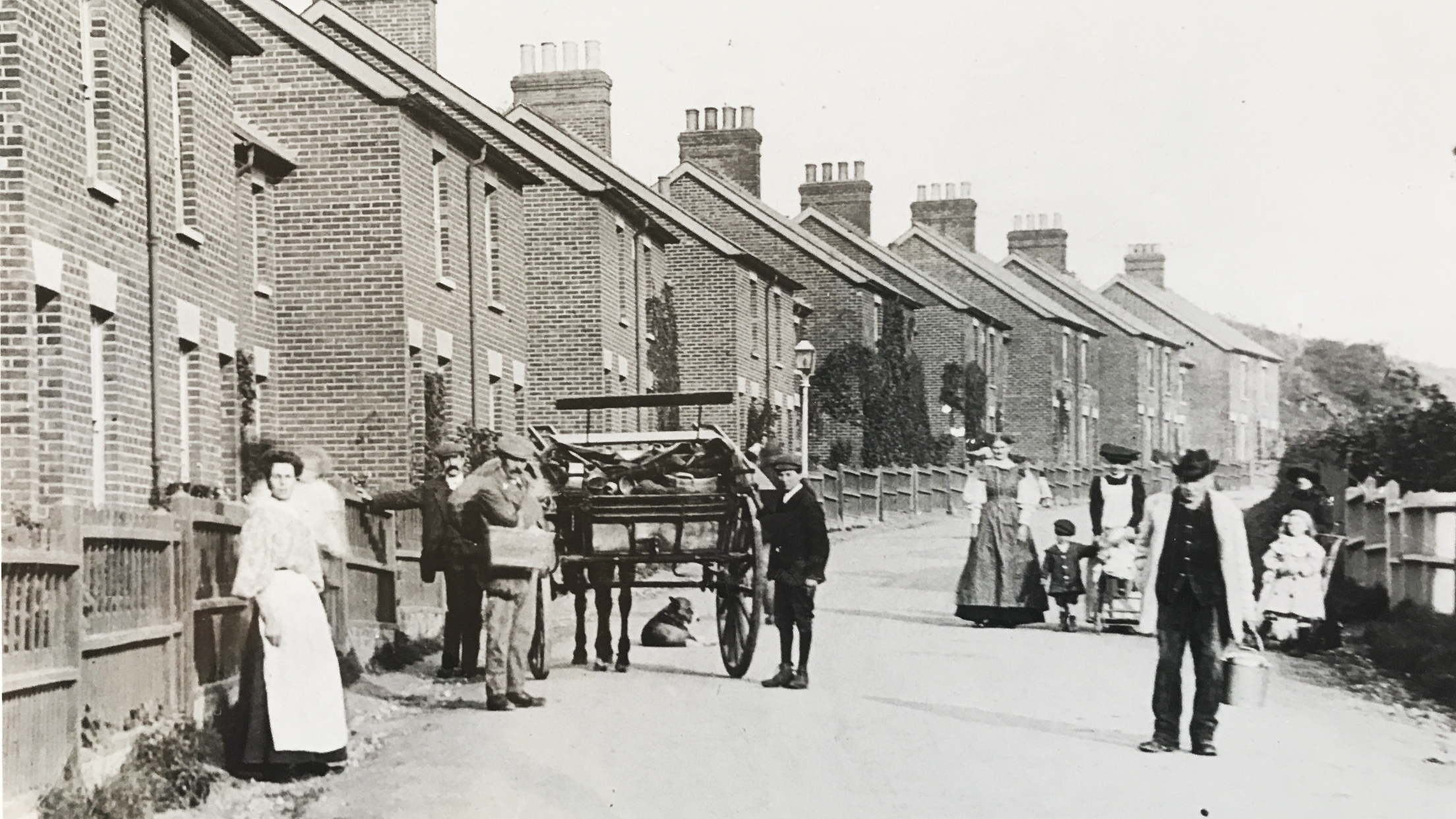 Old Photo of London Road Whitchurch